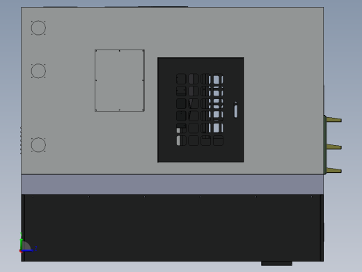 870雕铣机钣金外壳设计（整套附件）SW2016左视缩略图