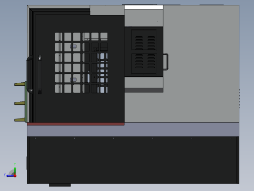 870雕铣机钣金外壳设计（整套附件）SW2016右视缩略图