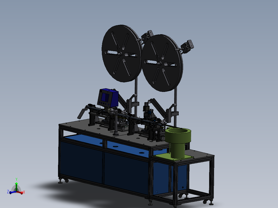 ZDH-CHAZ-003 插针机3D图纸