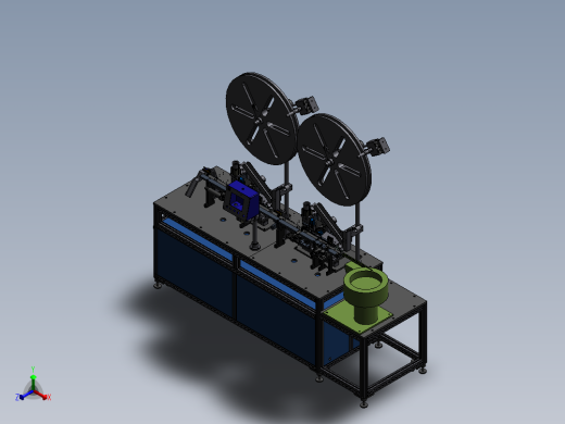 ZDH-CHAZ-003 插针机3D图纸正等轴测缩略图