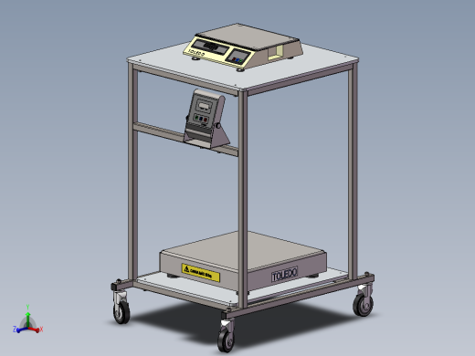 电子测量工具小车