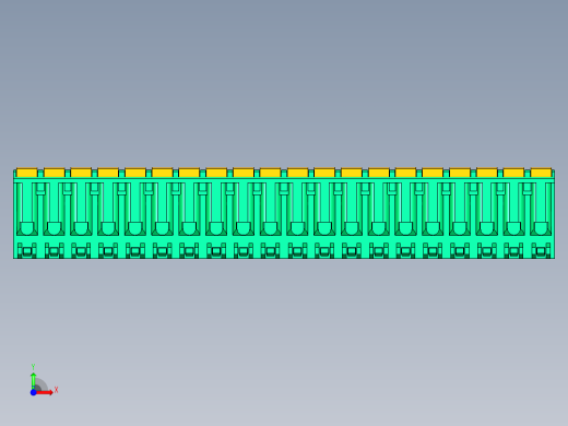 DEGSON 2EDG 系列 5.0mm 可插拔接线端子组-2EDGKDA-5.0-20P-14-00AH前视缩略图