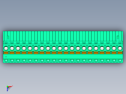 DEGSON 2EDG 系列 5.0mm 可插拔接线端子组-2EDGKDA-5.0-20P-14-00AH俯视缩略图