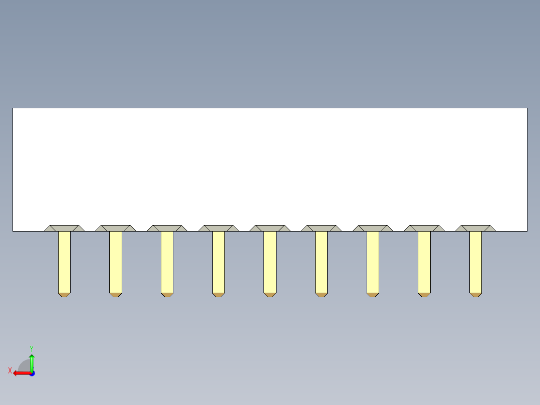 JST-B9B-EH-A后视图