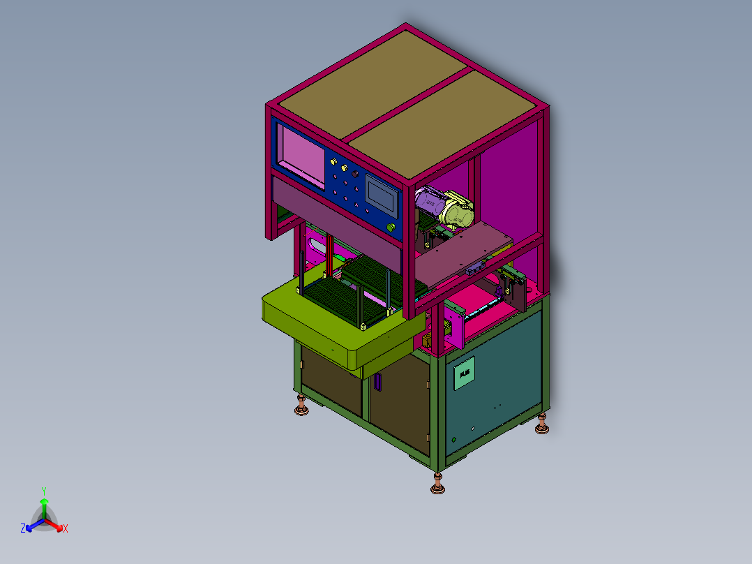 机器人主板装配工作站