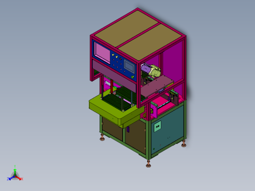机器人主板装配工作站