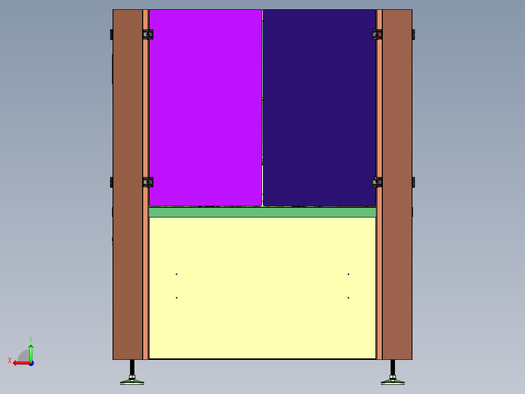 小型液体白酒酒水灌装生产线后视图