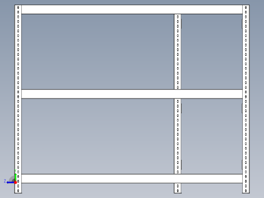 无紧固件的机架系统右视缩略图