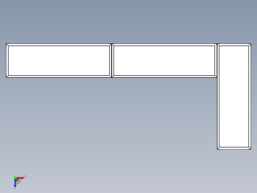 无紧固件的机架系统俯视缩略图
