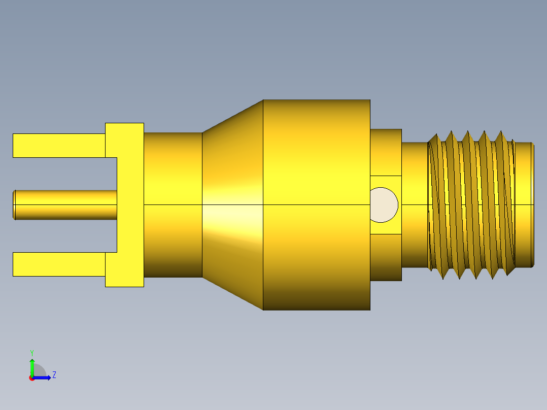 SMA接口31左视图