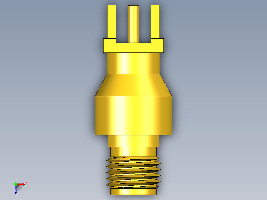 SMA接口31俯视图