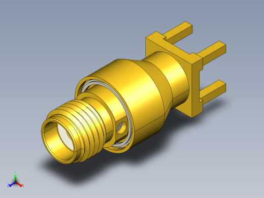 SMA接口31正等轴测缩略图