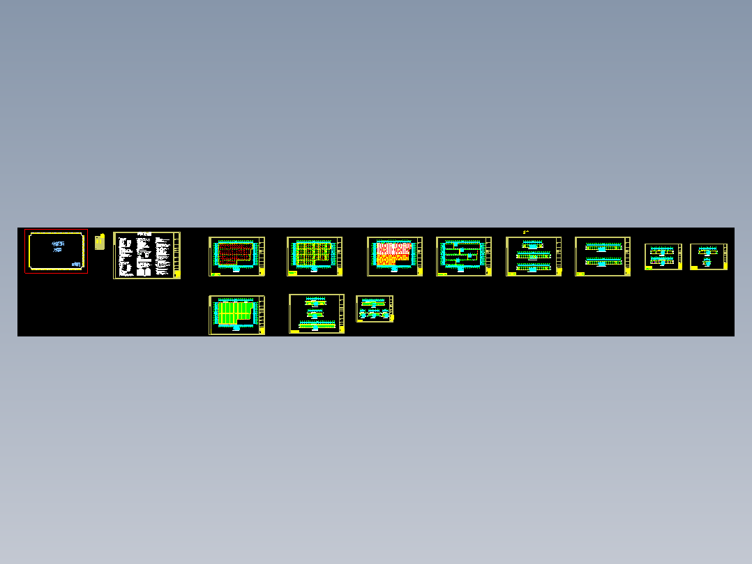 华辉公司钢结构工程CAD
