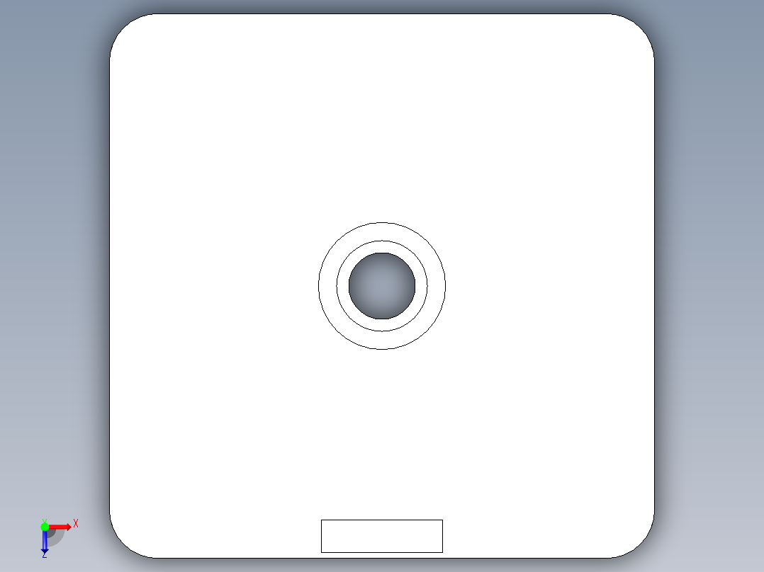 型材-BR 45X45 ZINC COVER CAP 3842518205俯视图