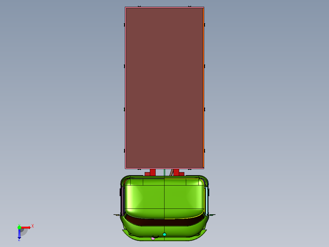 东德依发W50多用途轻型卡车俯视图