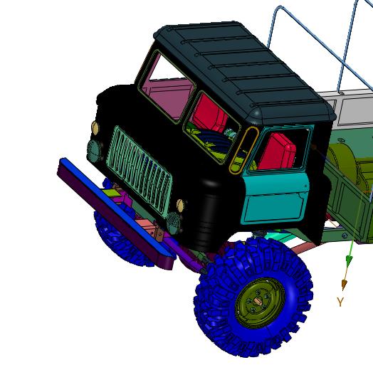 遥控重型越野电动载货车卡车
