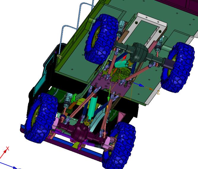 遥控重型越野电动载货车卡车