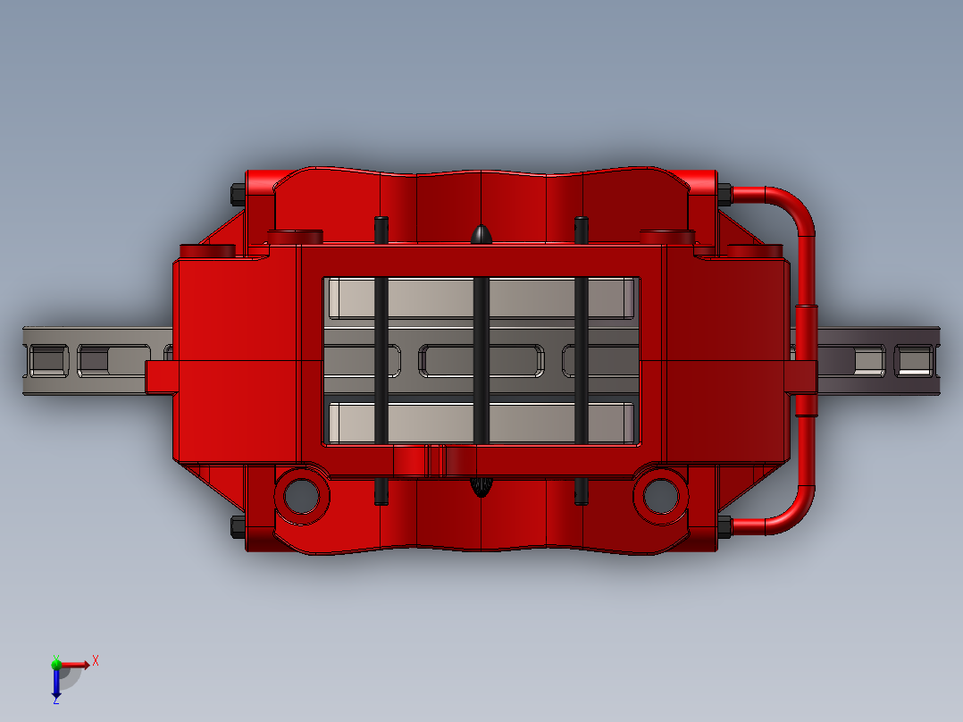 汽车碟刹俯视图