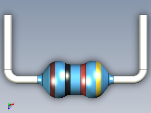 无源元件封装-RES-0.125W-H-MF俯视缩略图