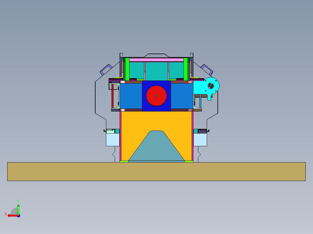 板框程控全自动压滤机后视图