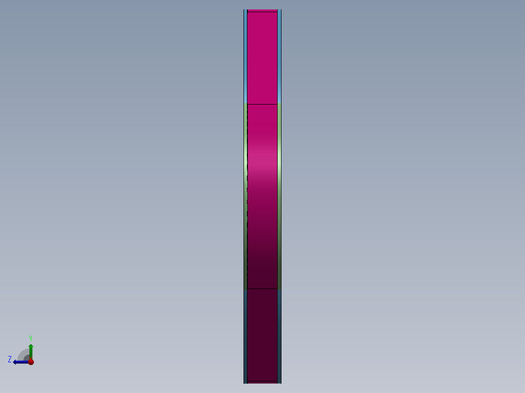 皮带和滑轮-6--sw三维 3d模型设计图右视图