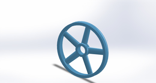 皮带和滑轮-6--sw三维 3d模型设计图缩略图