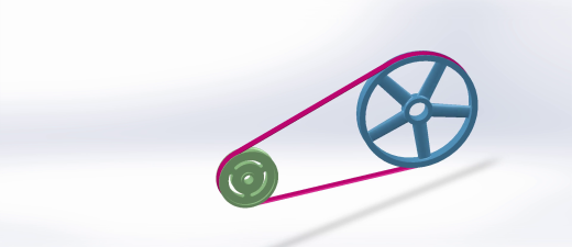 皮带和滑轮-6--sw三维 3d模型设计图缩略图