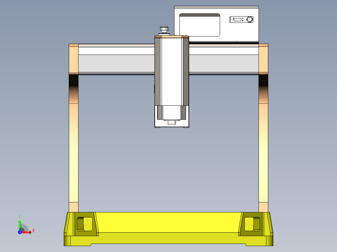 新型焊锡机 3前视图