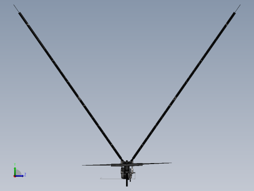 机械鸟模型图三维左视缩略图