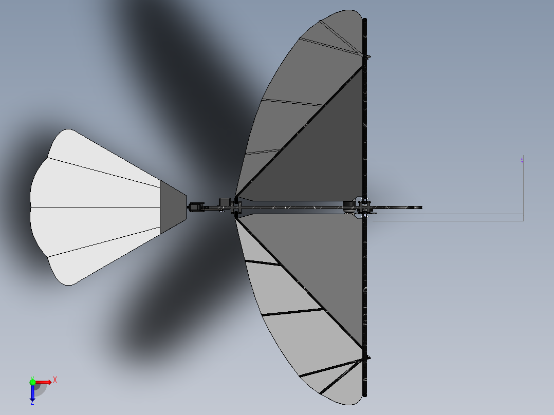 机械鸟模型图三维俯视图