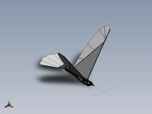 机械鸟模型图三维正等轴测缩略图