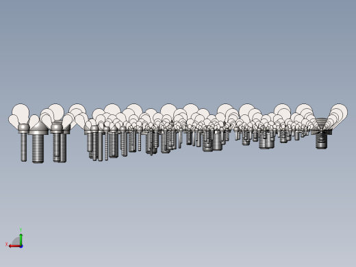 各种蝶形螺母羊角螺母后视缩略图