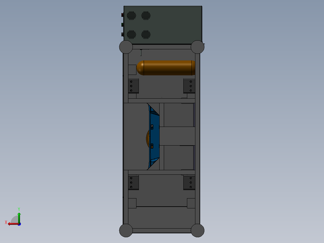 超声波焊接机（焊接后保险杠+倒车雷达支架后视图