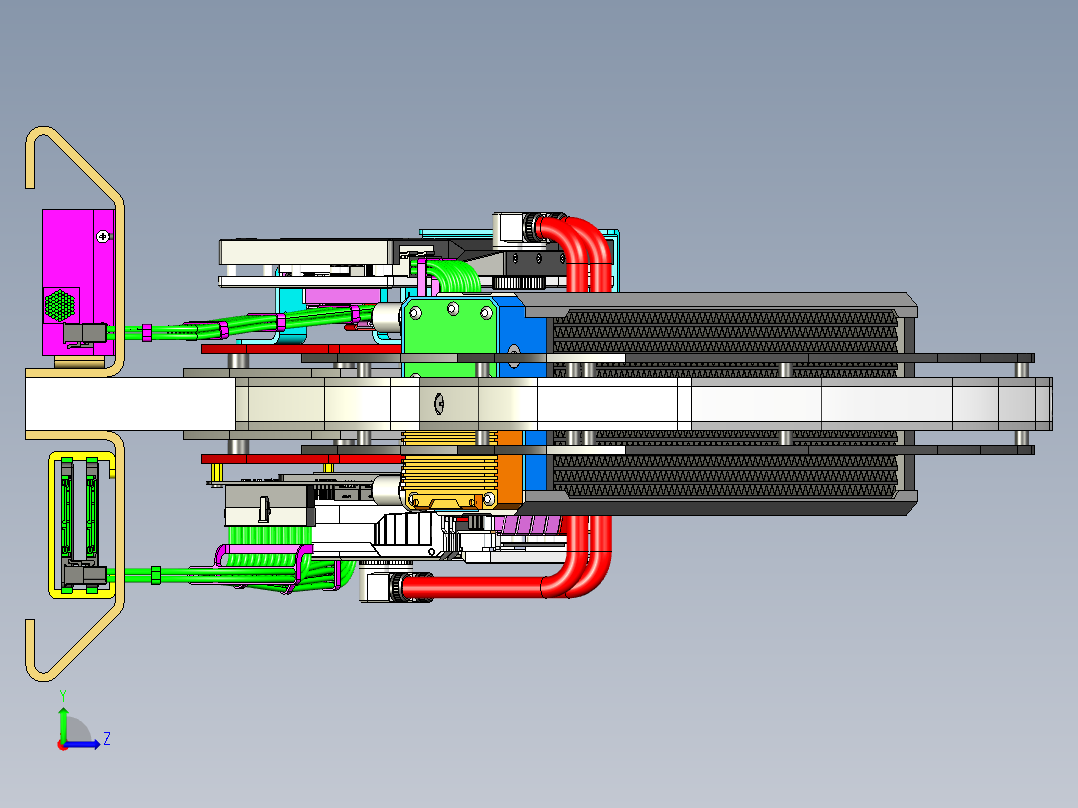 定制 ROG 电脑左视图