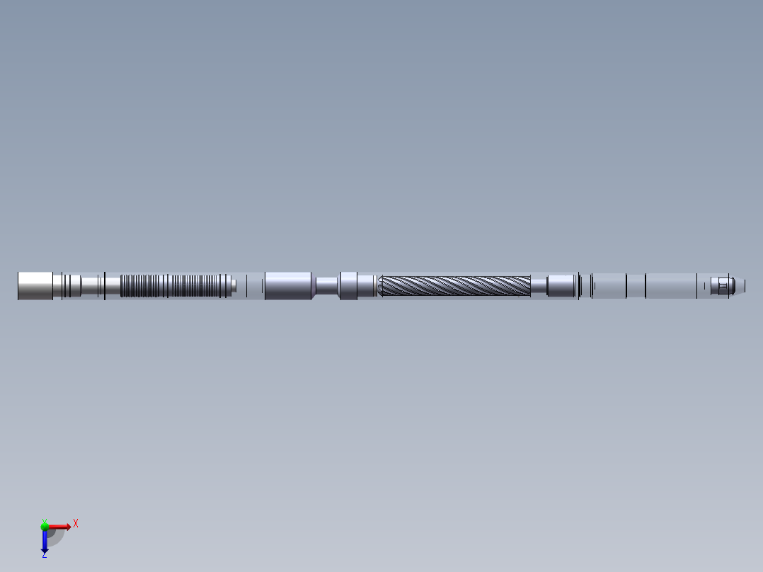 水力振荡器俯视图