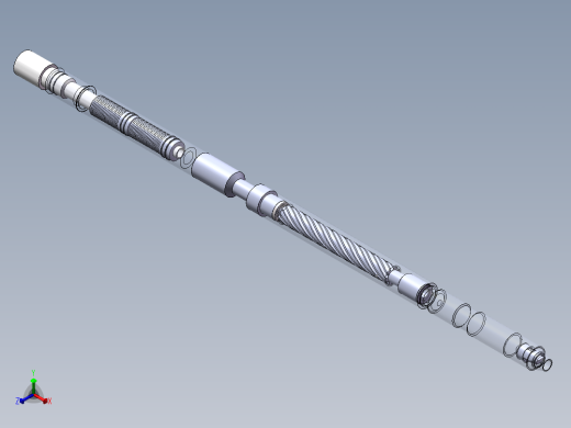 水力振荡器正等轴测缩略图