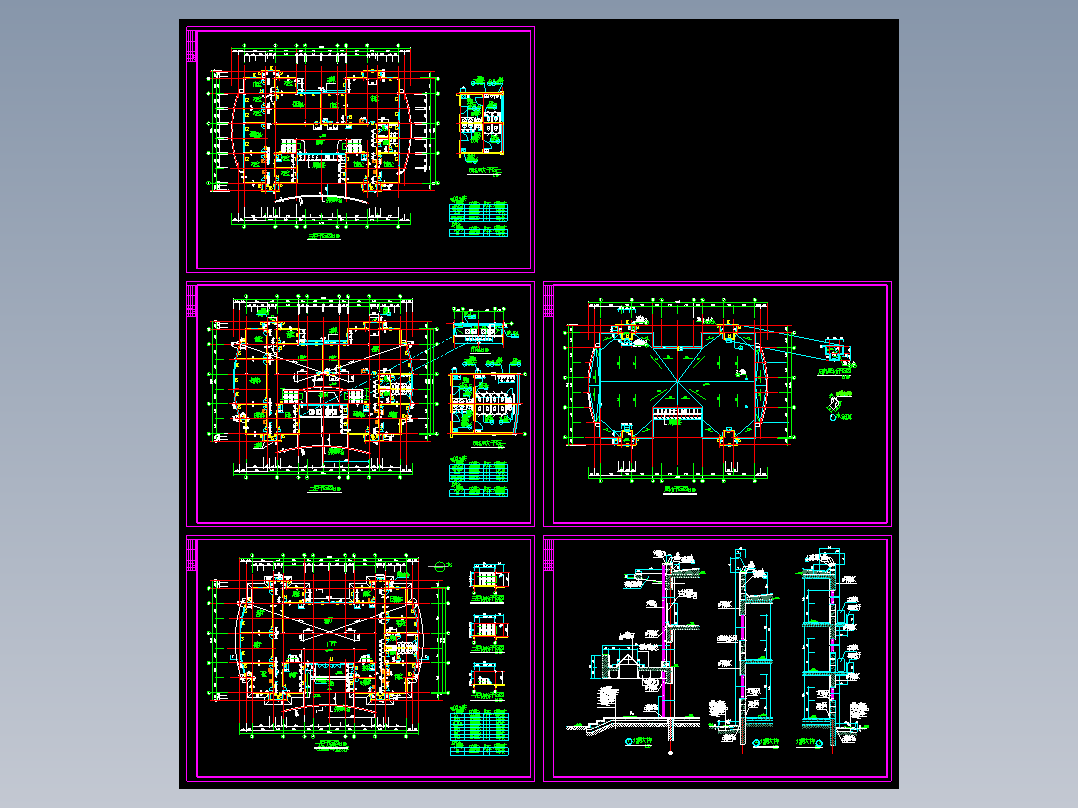 小区会所平面布置图