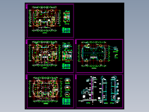 小区会所平面布置图