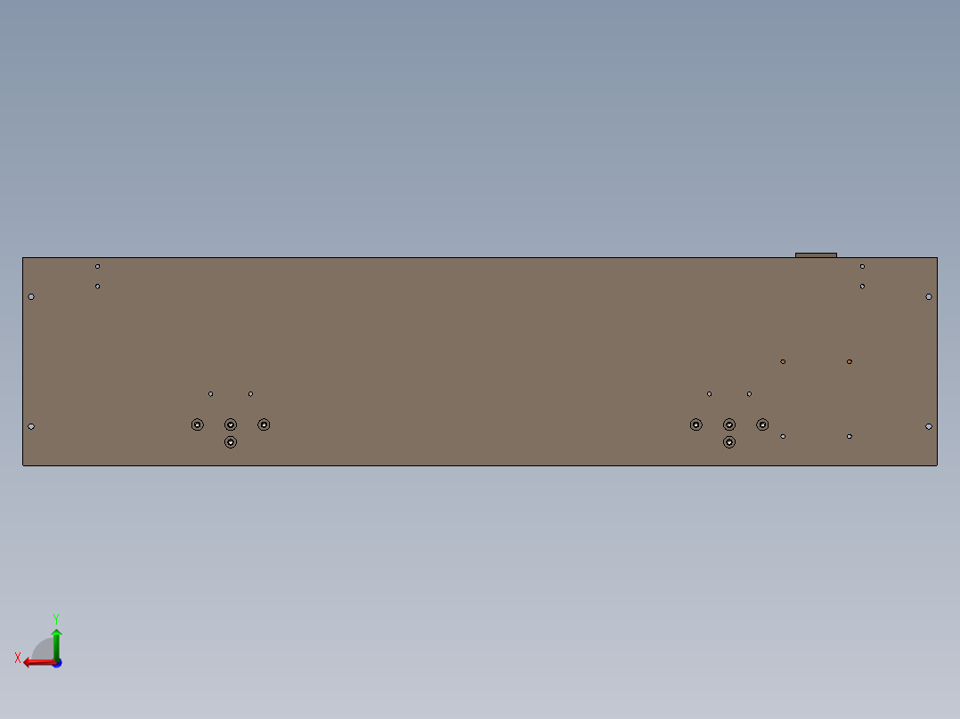 自动钻孔机sw18可编辑后视图