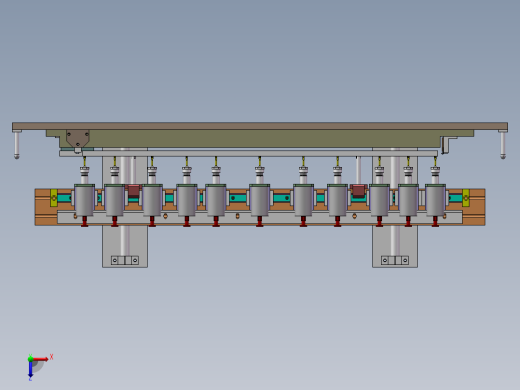 自动钻孔机sw18可编辑俯视缩略图