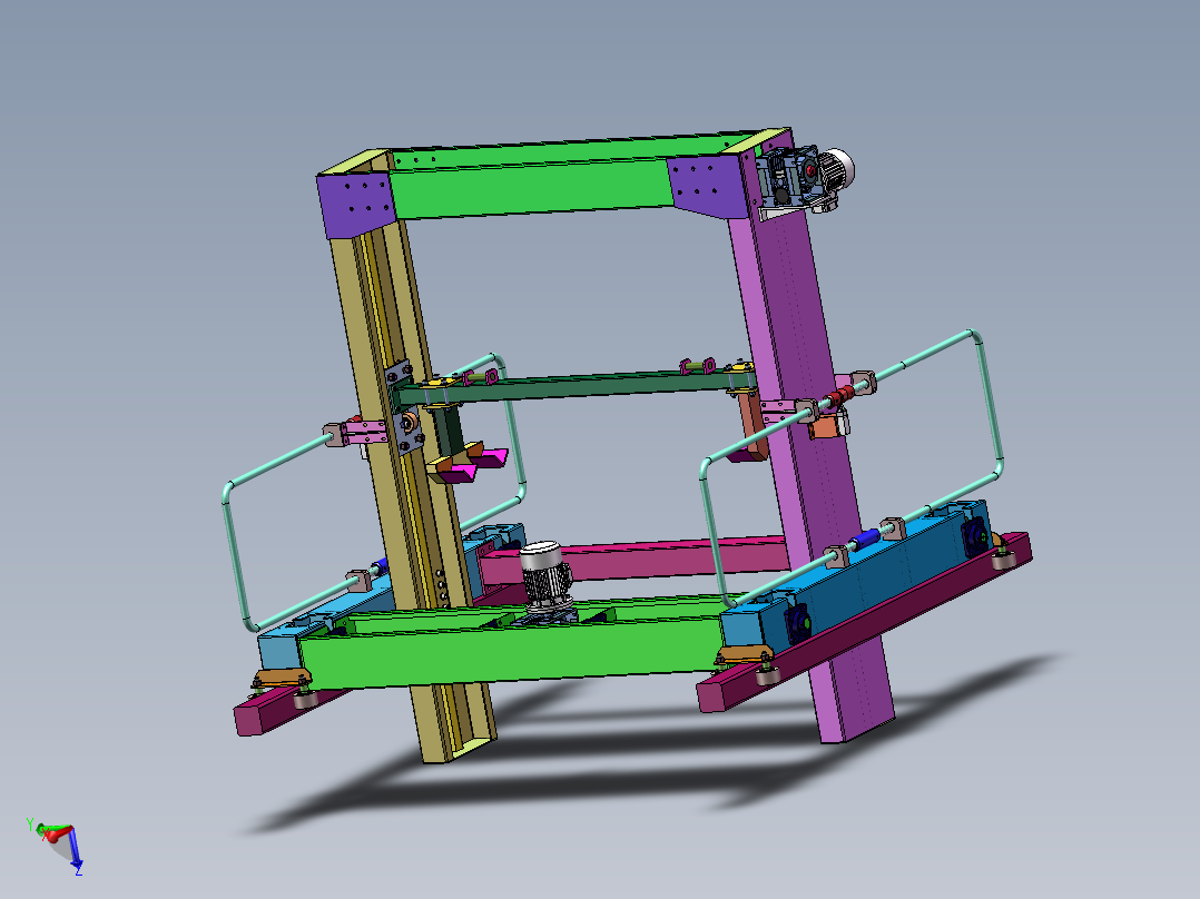 龙门式行车sw19可编辑