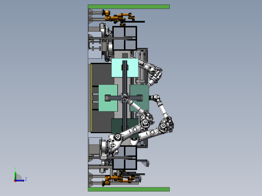 汽车行业ADAS检测标定总装sw18可编辑左视缩略图