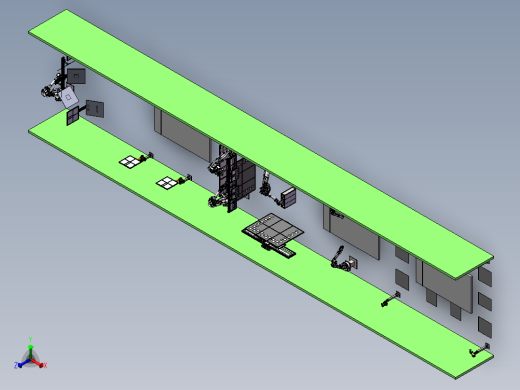 汽车行业ADAS检测标定总装sw18可编辑正等轴测缩略图