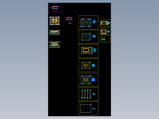 笔记本C面金属外壳制造打预弧模具设计图