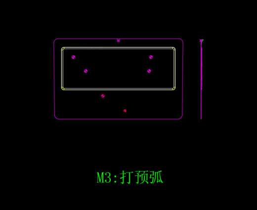 笔记本C面金属外壳制造打预弧模具设计图缩略图