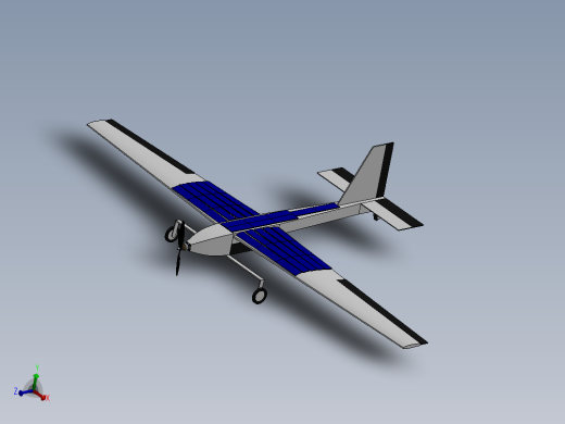 太阳能遥控飞机