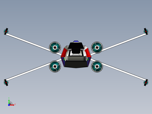 B2004179-X翼战斗机星球大战前视缩略图