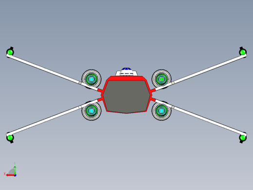 B2004179-X翼战斗机星球大战后视缩略图