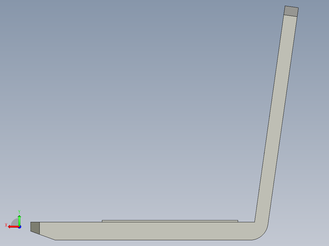 笔记本电脑后视图