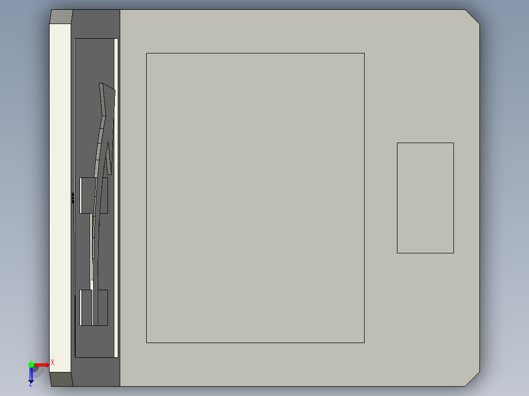 笔记本电脑俯视图